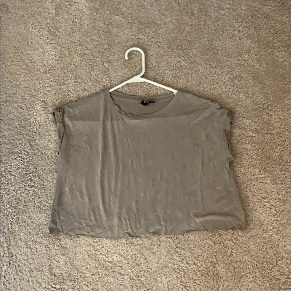 Loose fitting crop top
